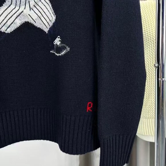 Polo Ralph Lauren MLB co-branded baseball bear pattern sweater - Picture 7 of 7